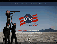 Tablet Screenshot of bpro.com